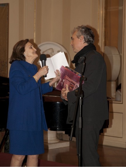 05 - La presidente Anna Crespi e l’assessore alla cultura del comune di Milano, Stefano Boeri