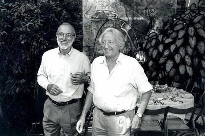 Giorgio Forattini e Renzo Piano