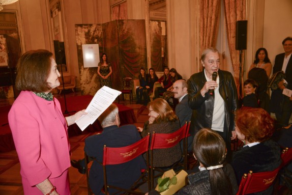 Anna Crespi e, al microfono, Luisa Spinatelli (foto Gerry Pizzocari)