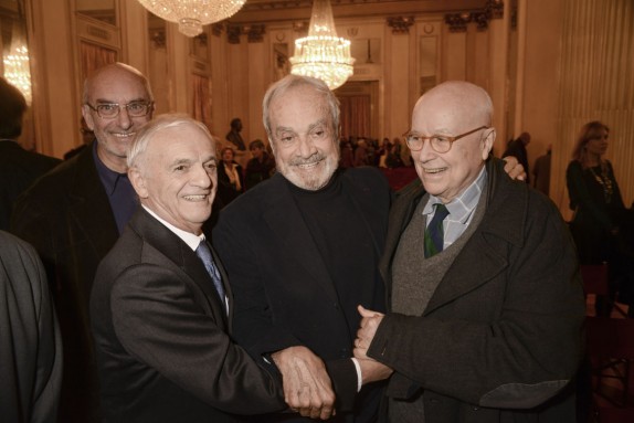 Roberto Masotti, Ferruccio Soleri, Ezio Frigerio e Beppe Menegatti (foto Gerry Pizzocari)